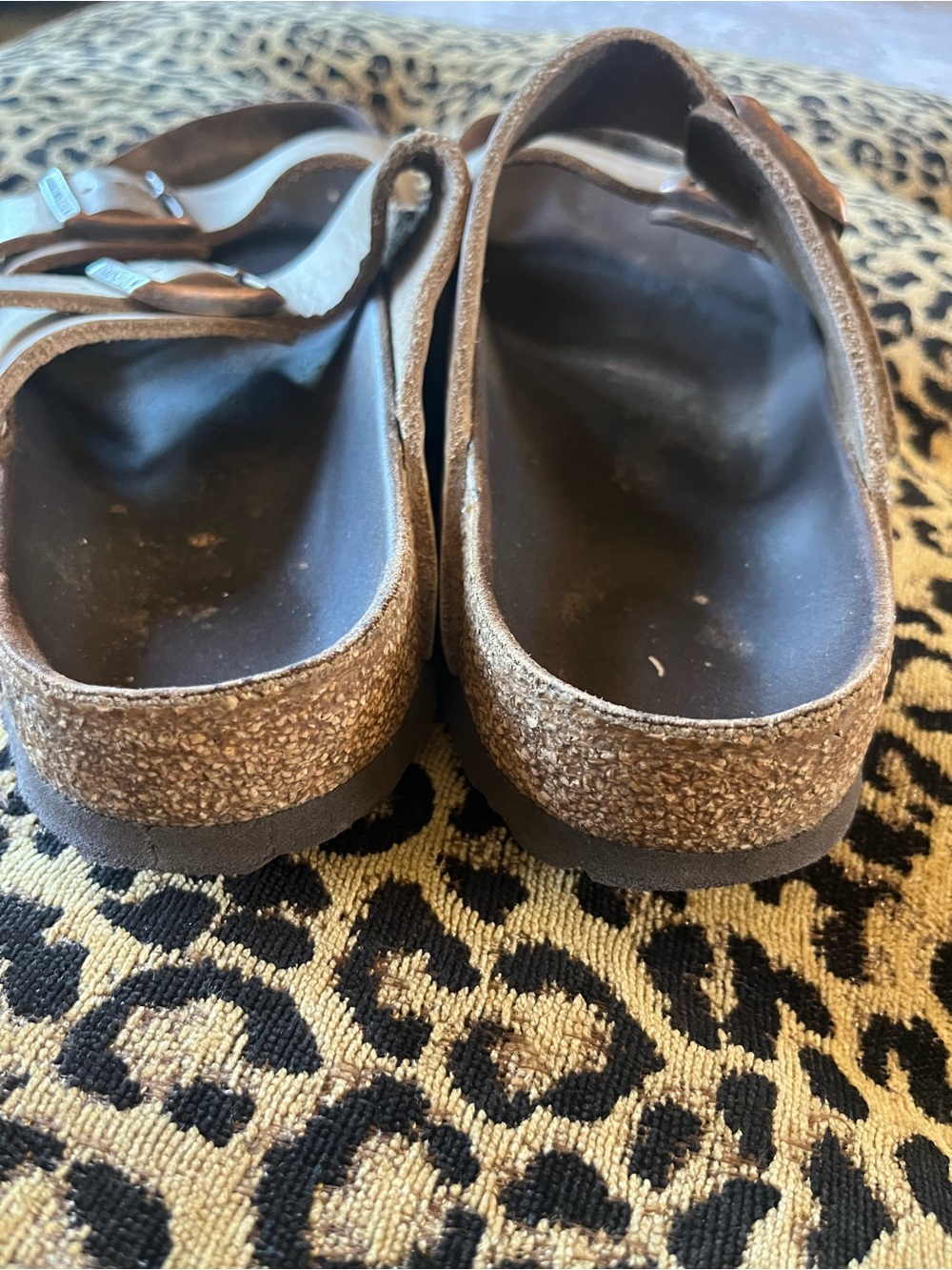 Birkenstock Arizona Taupe Brown Suede Leather Sandals SZ 39(8) - Picture 7 of 10